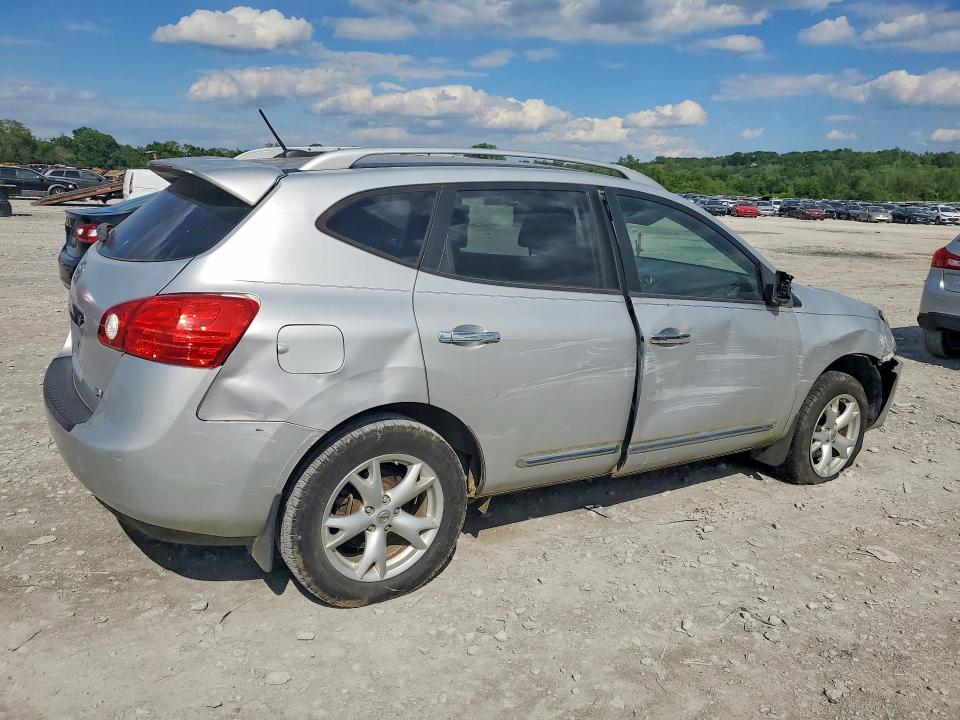 2011 Nissan Rogue VIN JN8AS5MT8BW172572 COPART salvage auction — FRONT END, Il - Salvage Certificate, sold $325 on 2026-07-06 (photo 3)