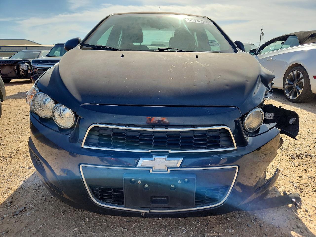 2014 Chevrolet Sonic VIN 1G1JC5SG0E4129125 COPART salvage auction — Front End, TX - SALVAGE VEHICLE TITLE, sold $325 on 2026-06-25 (photo 5)