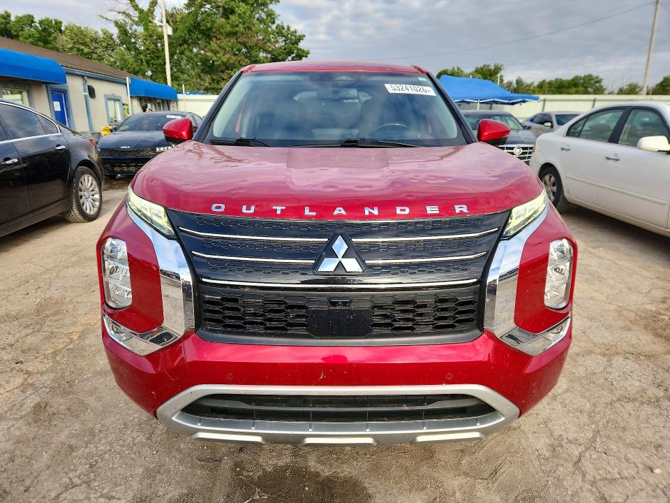 2022 Mitsubishi Outlander VIN JA4J3VA86NZ060472 COPART salvage auction — HAIL, Ks - Cert Of Title-Salvage, sold $8,600 on 2026-07-22 (photo 5)