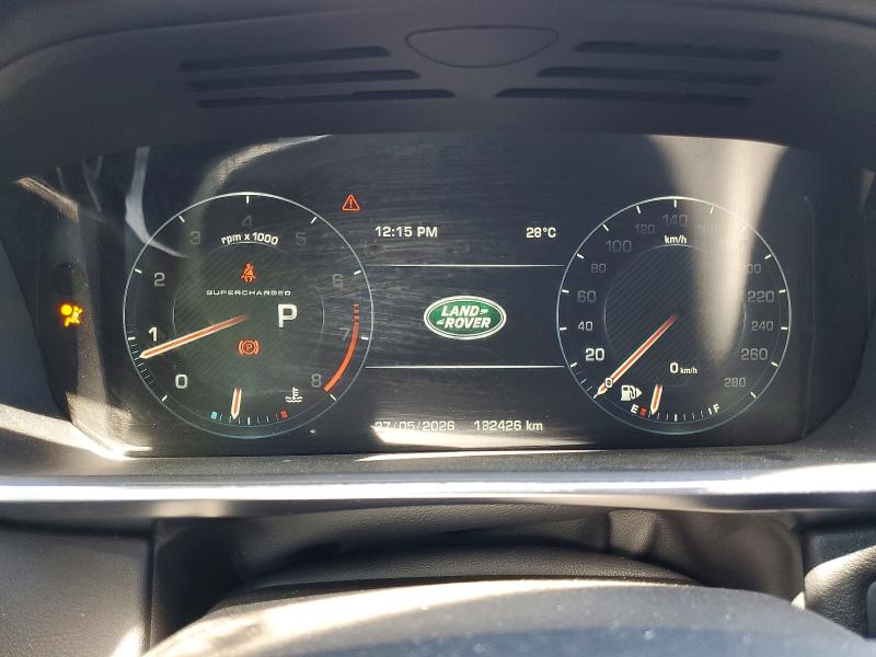 2016 Land rover RANGE ROVER VIN SALWR2EF5GA587415 COPART salvage auction — FRONT END, On - Permit No Brand - Unfit, sold $8,800 on 2026-07-02 (photo 9)