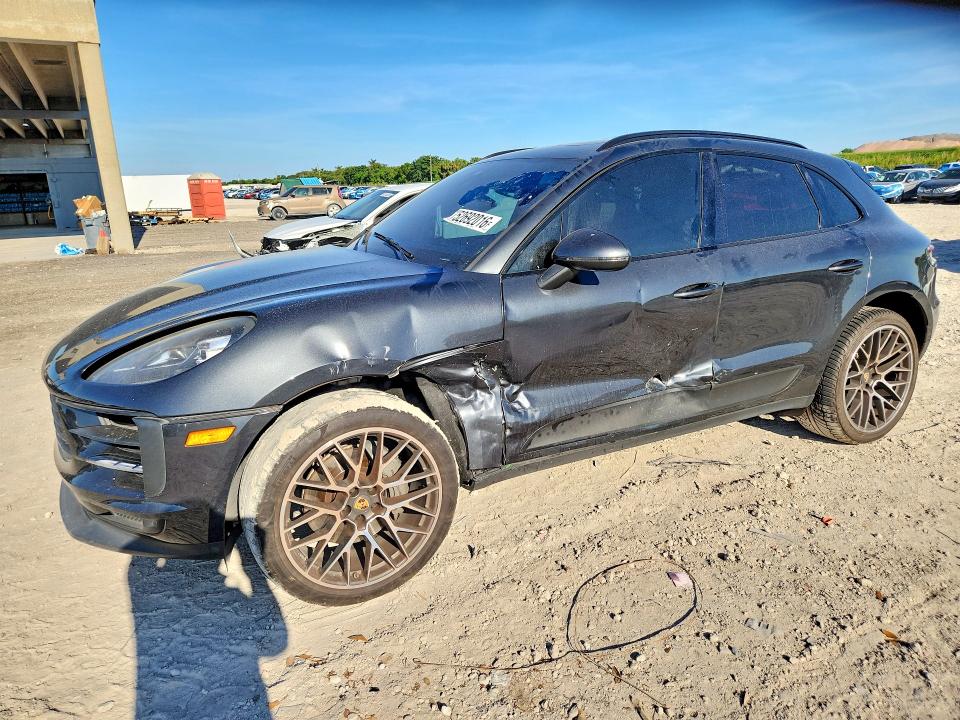 2020 Porsche Macan VIN WP1AB2A56LLB36199 COPART salvage auction — FRONT END, Fl - Cert Of Title Slvg Rebuildable, sold $14,700 on 2026-07-14 (photo 1)