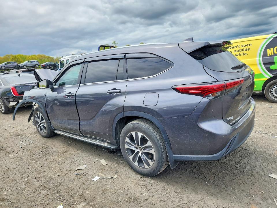 2023 Toyota Highlander VIN 5TDKDRBH5PS000703 COPART salvage auction — FRONT END, Ma - Cert Of Title-Salvage, sold $10,700 on 2026-07-08 (photo 2)