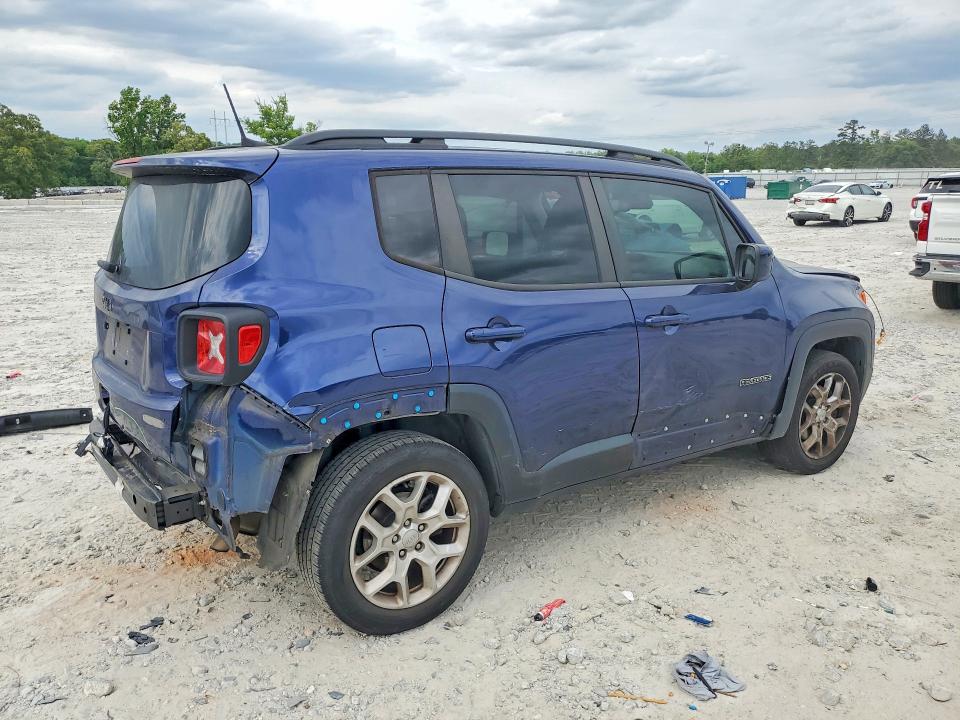 2018 Jeep Renegade VIN ZACCJABB2JPJ35827 COPART salvage auction — REAR END, Ga - Cert Of Title-Salvage, sold $1,550 on 2026-07-27 (photo 3)