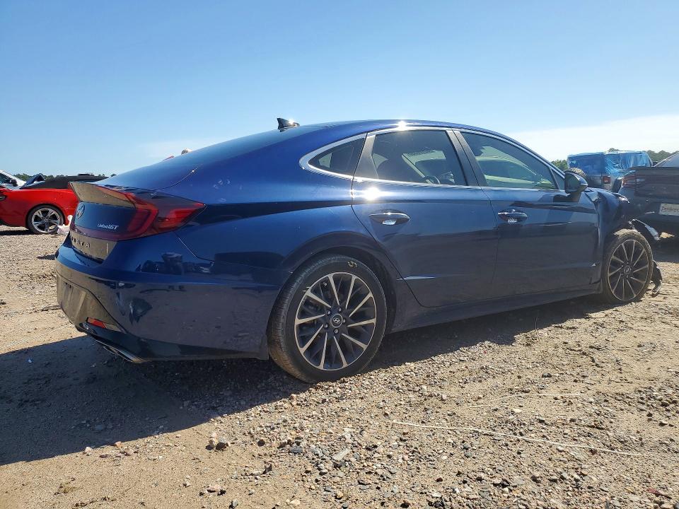 2022 Hyundai Sonata VIN 5NPEH4J22NH138753 COPART salvage auction — FRONT END, Tx - Salvage Vehicle Title, sold $6,500 on 2026-07-17 (photo 3)