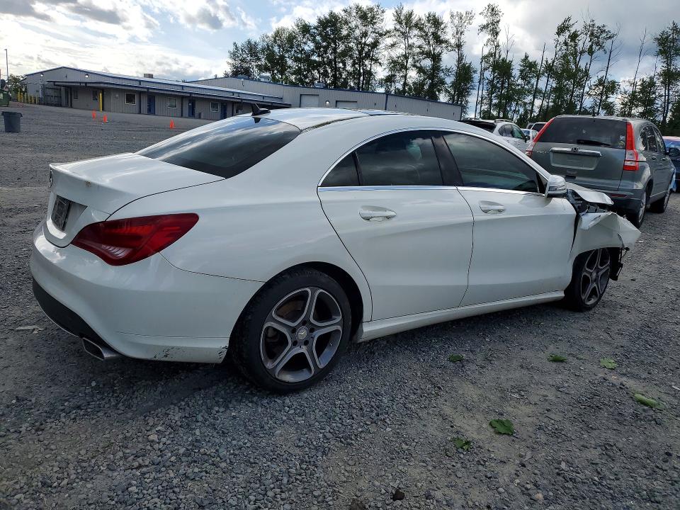 2014 Mercedes-benz Cla-klasse VIN WDDSJ4EB6EN043992 COPART salvage auction — FRONT END, WA - BILL OF SALE, sold $350 on 2026-07-27 (photo 3)