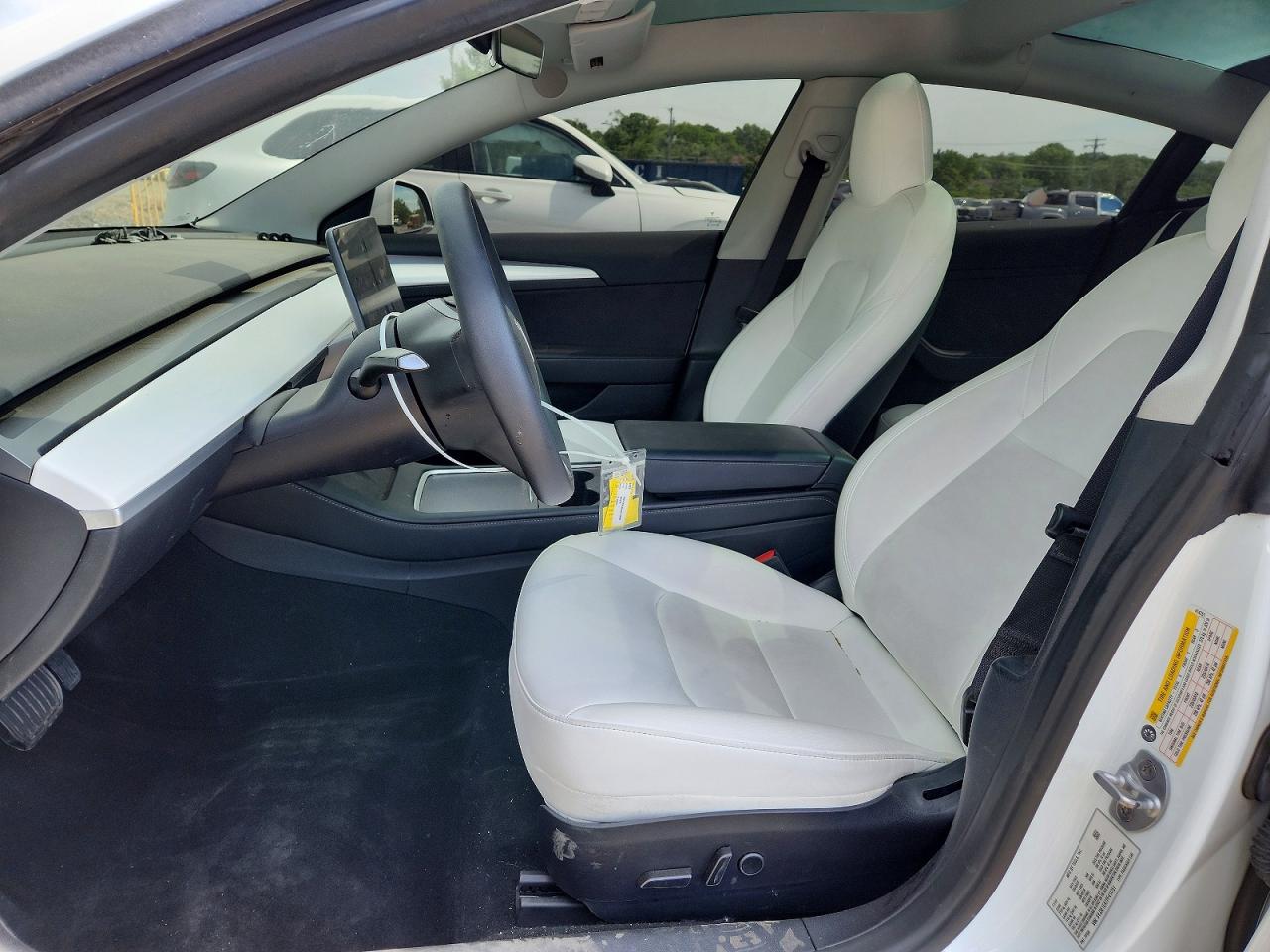 2023 Tesla Model 3 VIN 5YJ3E1EA7PF414751 COPART salvage auction — Front End, S2 - Salvage Title, sold $8,100 on 2026-09-22 (photo 7)