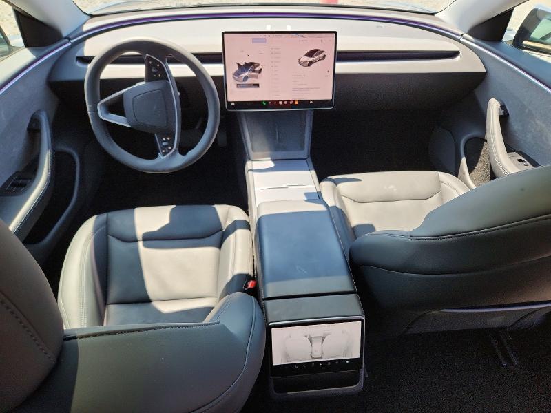 2025 Tesla Model 3 VIN 5YJ3E1EA3SF027428 COPART salvage auction — FRONT END, Ca - Salvage Certificate, sold $12,200 on 2026-07-28 (photo 8)