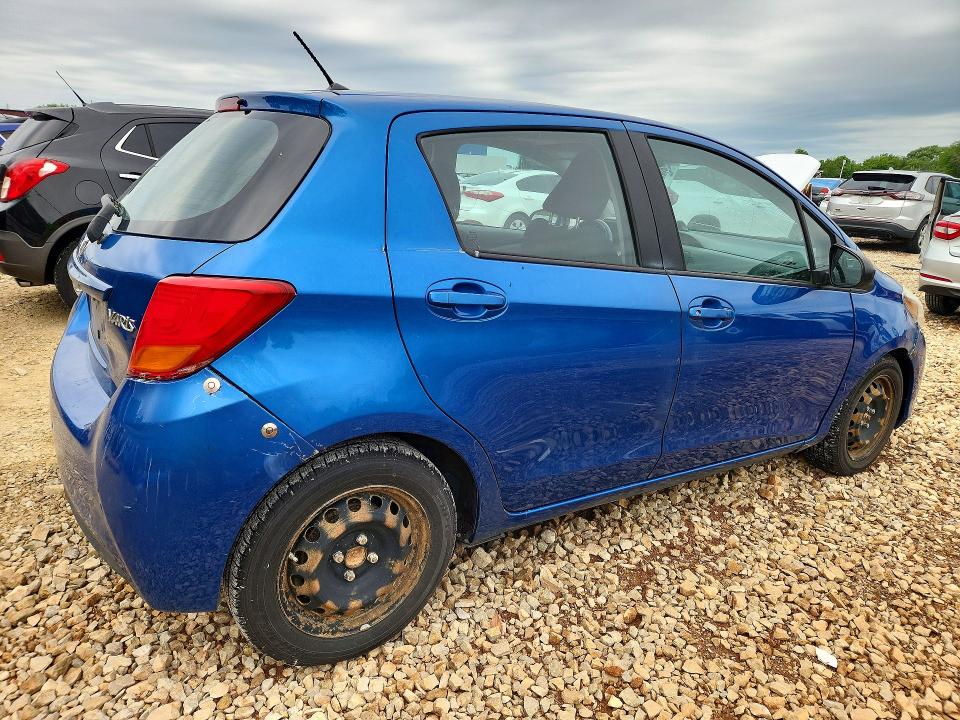 2015 Toyota Yaris VIN VNKKTUD30FA035482 COPART salvage auction — HAIL, Mo - Salvage Certificate Of Title, sold $1,800 on 2026-07-28 (photo 3)