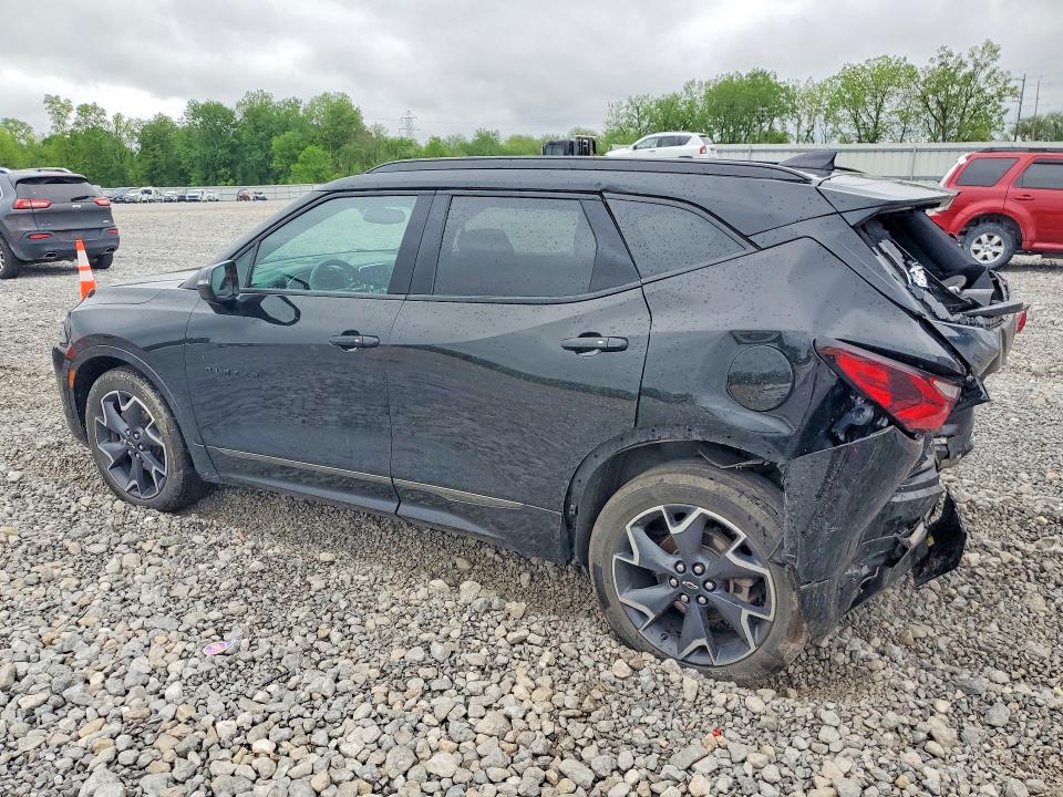 2022 Chevrolet Blazer VIN 3GNKBERS2NS222616 COPART salvage auction — REAR END, Oh - Cert Of Title-Salvage, sold $6,300 on 2026-07-02 (photo 2)