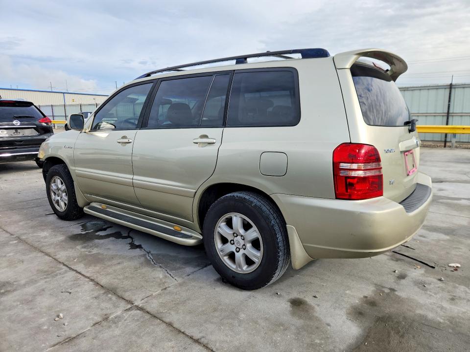 2003 Toyota Highlander VIN JTEGF21AX30097529 COPART salvage auction — FRONT END, Tx - Salvage Vehicle Title, sold $700 on 2026-07-21 (photo 2)