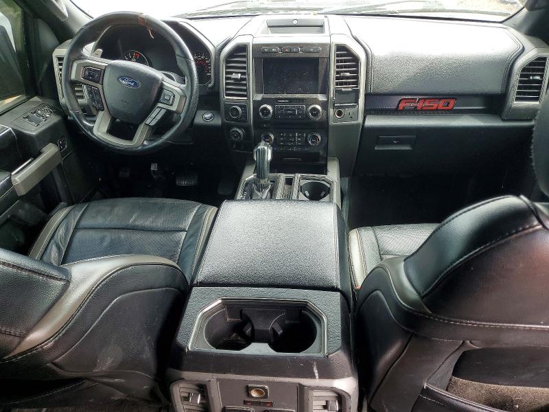 2018 Ford F-150 VIN 1FTFW1RG1JFE40788 COPART salvage auction — VANDALISM, Il - Salvage Certificate, sold $17,500 on 2026-07-24 (photo 8)