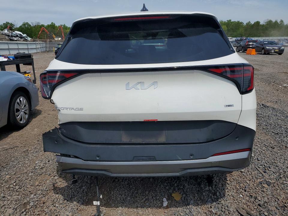 2026 Kia Sportage VIN KNDPUDDG3T7301245 COPART salvage auction — REAR END, Nj - Cert Of Title-Salvage, sold $6,500 on 2026-07-28 (photo 6)
