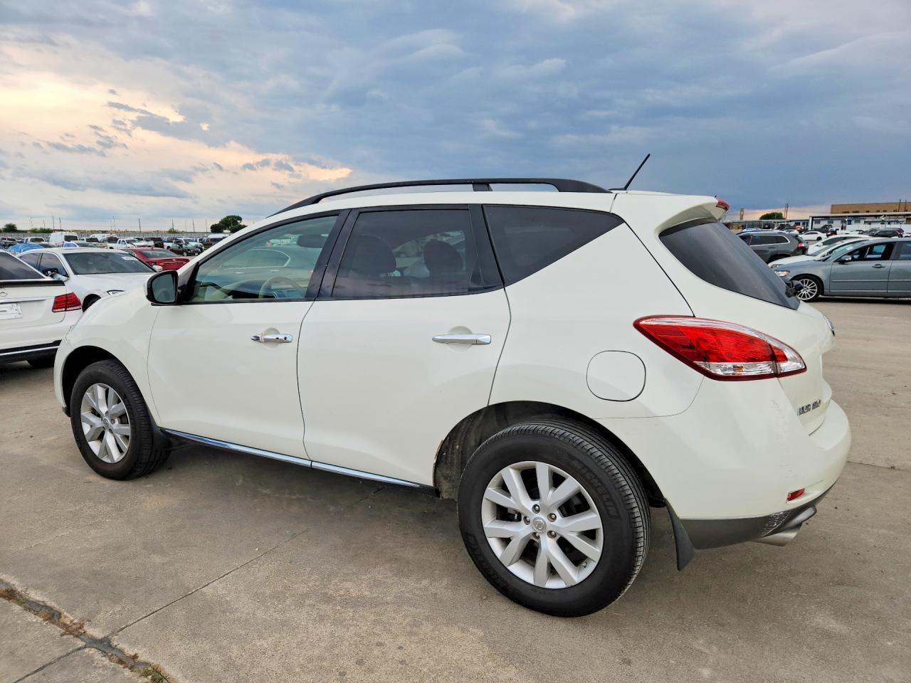 2011 Nissan Murano VIN JN8AZ1MWXBW155030 COPART salvage auction — Front End, TX - CERTIFICATE OF TITLE, sold $1,300 on 2026-07-03 (photo 2)