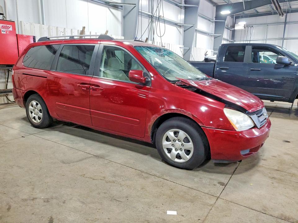 2007 Kia SEDONA VIN KNDMB233376179493 COPART salvage auction — FRONT END, Mn - Cert Of Title-Prior Salvage, sold $625 on 2026-07-14 (photo 4)
