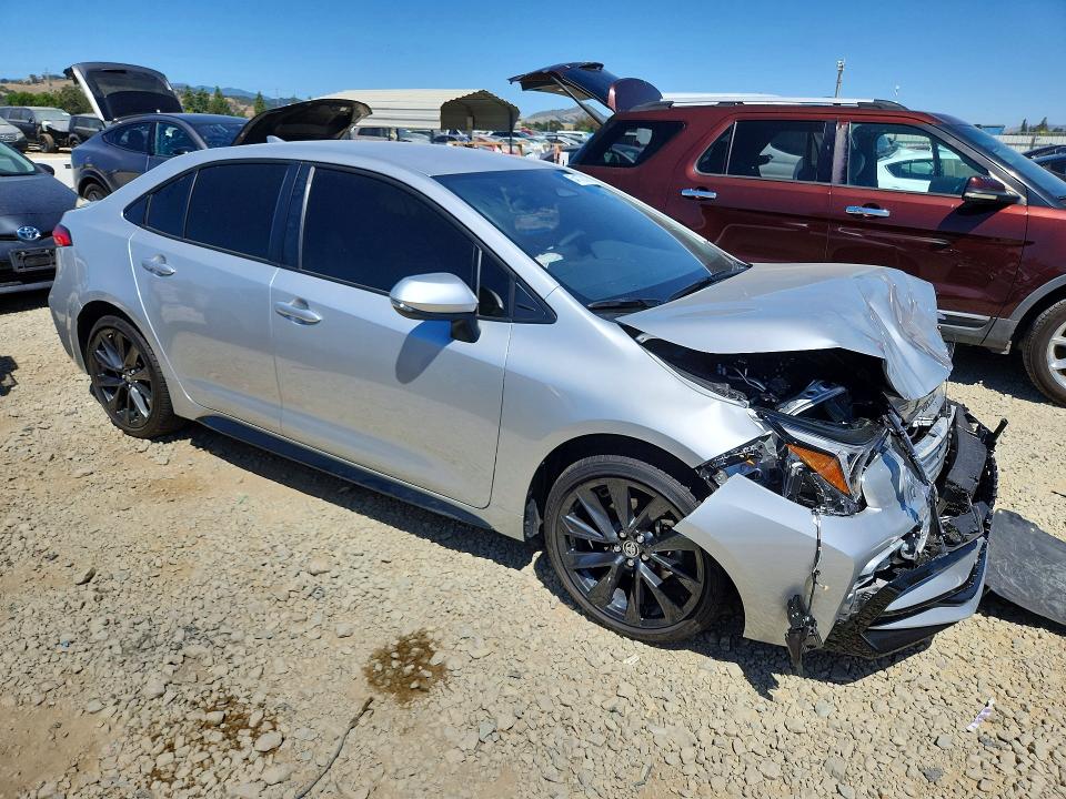 2026 Toyota Corolla VIN JTDBCMFE2T3115910 COPART salvage auction — FRONT END, Ca - Salvage Certificate, sold $9,200 on 2026-07-07 (photo 4)