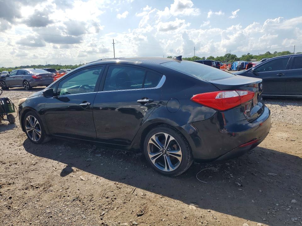 2015 Kia Forte VIN KNAFX4A86F5378348 COPART salvage auction — REAR END, TX - SALVAGE VEHICLE TITLE, sold $725 on 2026-07-06 (photo 2)