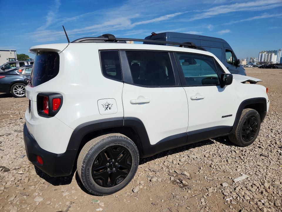 2019 Jeep Renegade VIN ZACNJBAB7KPK77723 COPART salvage auction — FRONT END, Il - Salvage Certificate, sold $1,850 on 2026-07-29 (photo 3)