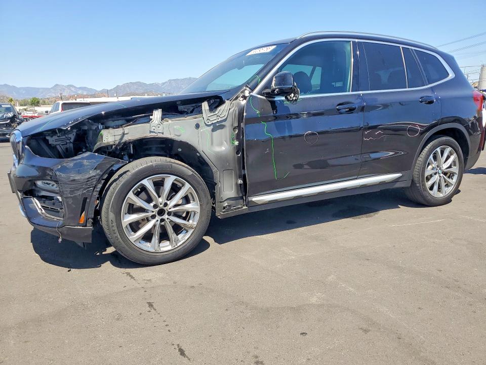 2019 BMW X3 VIN 5UXTR7C54KLR50090 COPART salvage auction — FRONT END, Ca - Salvage Certificate, sold $6,000 on 2026-07-13 (photo 1)