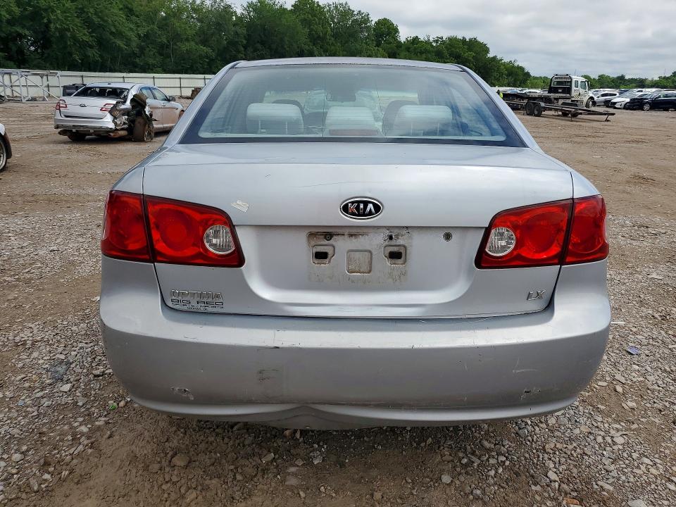 2006 Kia Optima VIN KNAGE123965036128 COPART salvage auction — FRONT END, Ok - Cert Of Title-Salvage, sold $250 on 2026-07-02 (photo 6)