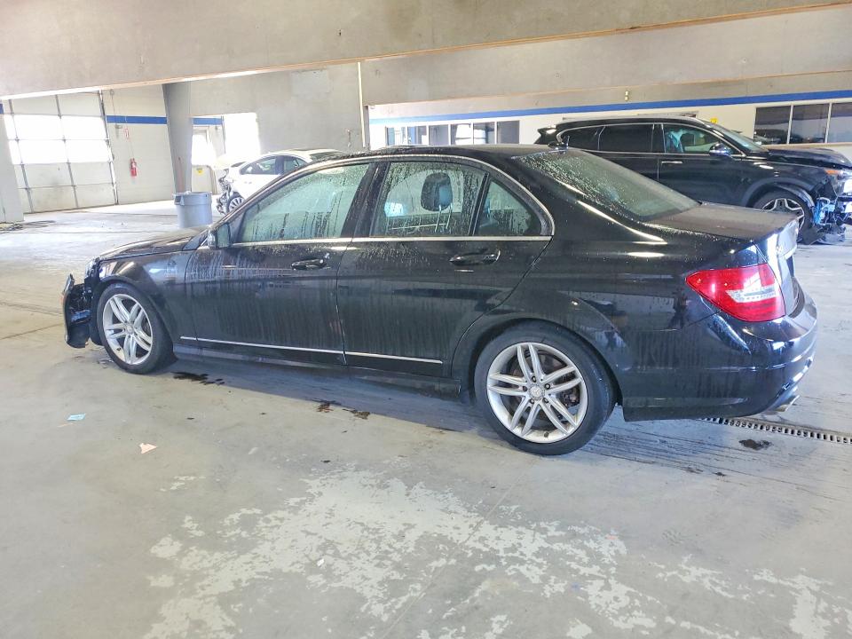 2012 Mercedes-benz C-klasse VIN WDDGF8BB4CR228888 COPART salvage auction — REAR END, Va - Cert Of Title - Salvage, sold $650 on 2026-07-17 (photo 2)