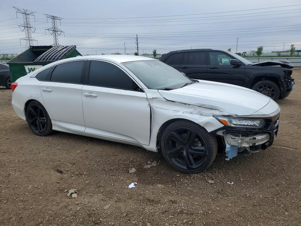 2019 Honda Accord VIN 1HGCV1F3XKA033544 COPART salvage auction — FRONT END, Il - Salvage Certificate, sold $4,650 on 2026-07-09 (photo 4)