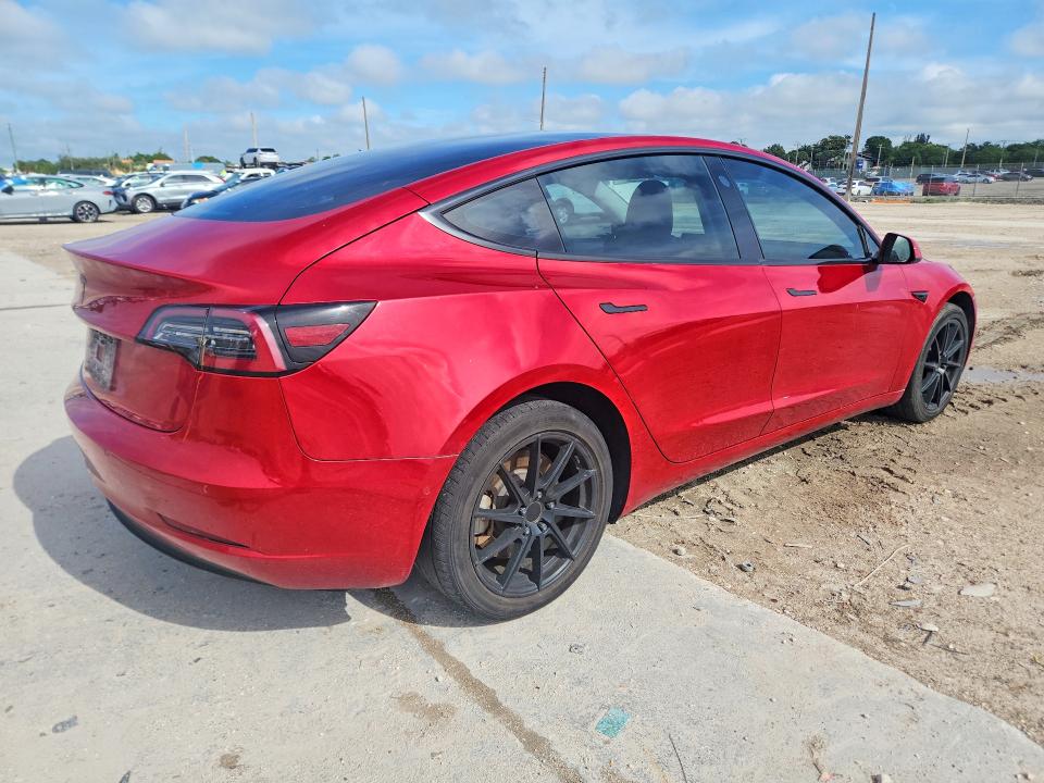 2020 Tesla Model 3 VIN 5YJ3E1EA5LF611606 COPART salvage auction — FRONT END, Fl - Cert Of Title Slvg Rebuildable, sold $5,000 on 2026-07-14 (photo 3)