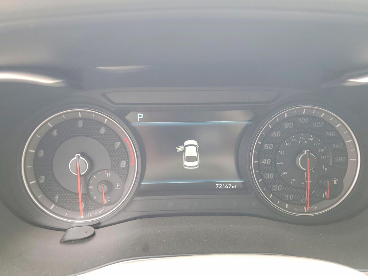 2019 Genesis G70 VIN KMTG34LE2KU014855 COPART salvage auction — Side, TX - CERTIFICATE OF TITLE, sold $4,800 on 2026-07-09 (photo 9)
