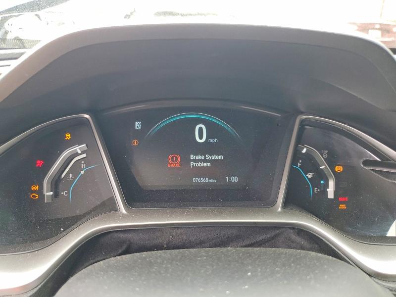 2016 Honda Civic VIN 19XFC1F37GE203719 COPART salvage auction — FRONT END, Ca - Salvage Certificate, sold $2,600 on 2026-07-09 (photo 9)