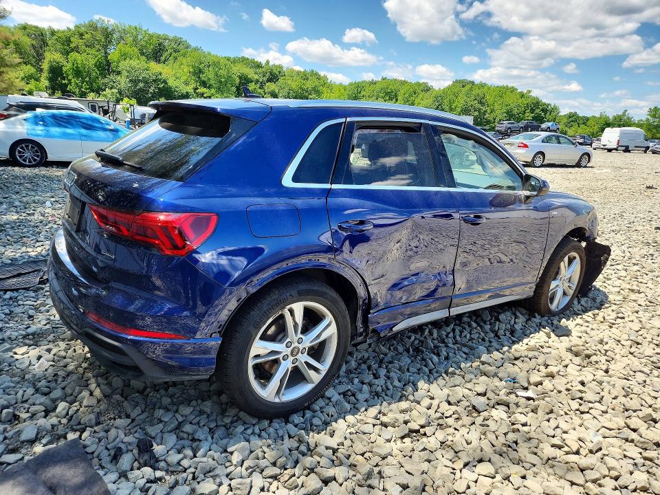 2024 Audi Q3 VIN WA1DECF31R1159312 COPART salvage auction — SIDE, Nj - Cert Of Title-Salvage, sold $6,700 on 2026-08-03 (photo 3)