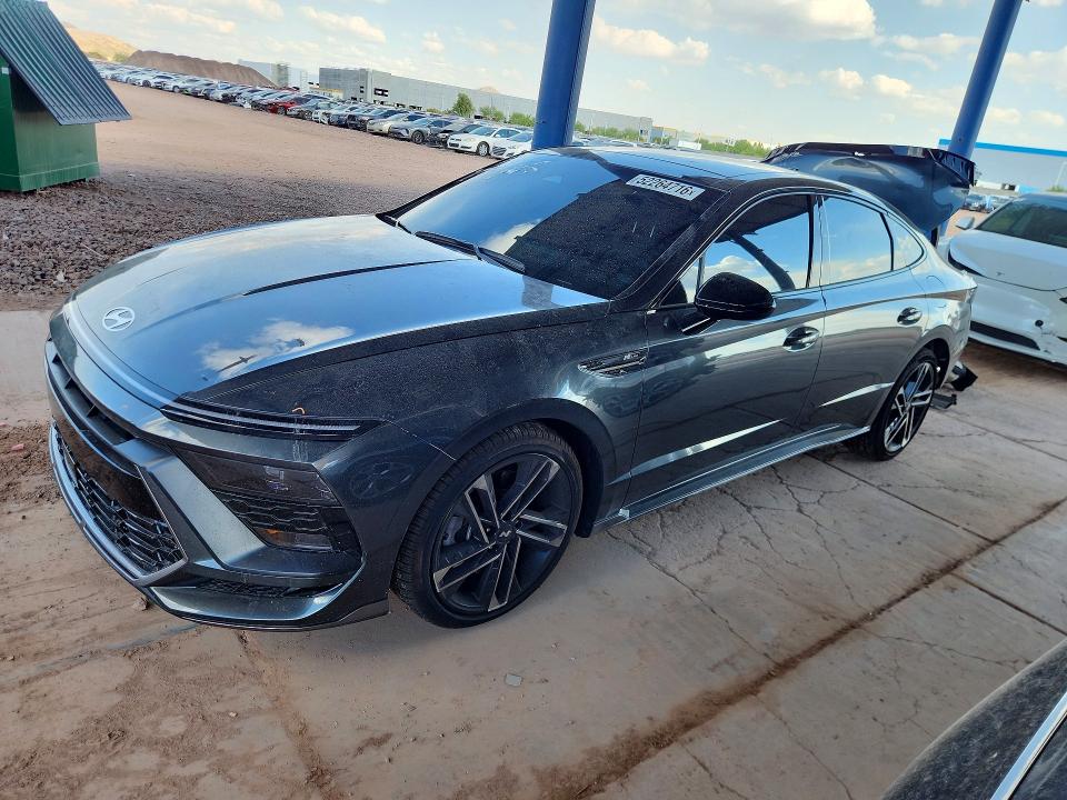 2026 Hyundai VIN KMHL54JC0TA560741 COPART salvage auction — REAR END, Az - Cert Of Title - Salvage, sold $7,700 on 2026-07-09 (photo 1)