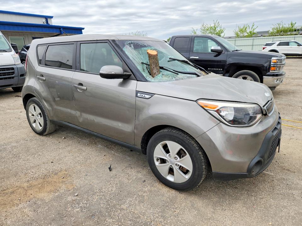 2014 Kia Soul VIN KNDJP3A58E7014464 COPART salvage auction — FRONT END, Ia - Cert Of Title-Salvage Title, sold $450 on 2026-07-14 (photo 4)