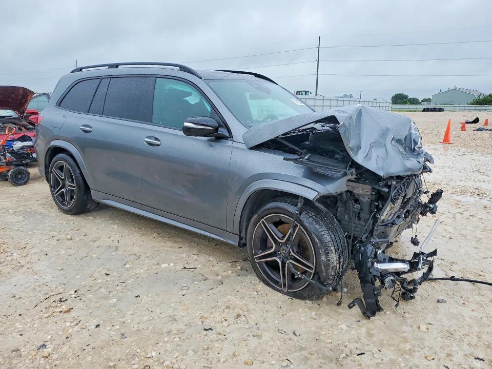 2023 Mercedes-benz Gls-klasse VIN 4JGFF5KE3PA965613 COPART salvage auction — FRONT END, Tx - Salvage Vehicle Title, sold $19,300 on 2026-07-02 (photo 4)