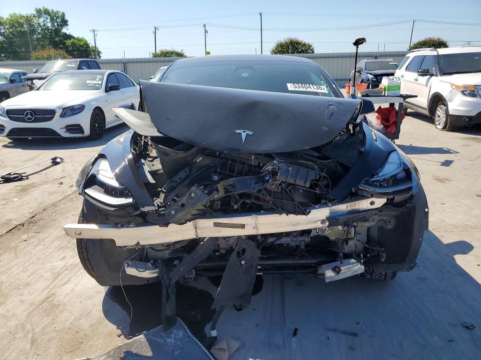 2021 Tesla Model 3 VIN 5YJ3E1EA6MF031881 COPART salvage auction — FRONT END, Tx - Salvage Vehicle Title, sold $4,300 on 2026-07-16 (photo 5)