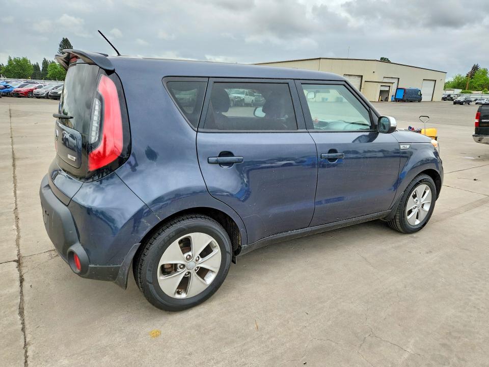 2014 Kia Soul VIN KNDJP3A55E7107412 COPART salvage auction — UNDERCARRIAGE, Or - Salvage Title Certificate, sold $550 on 2026-07-06 (photo 3)