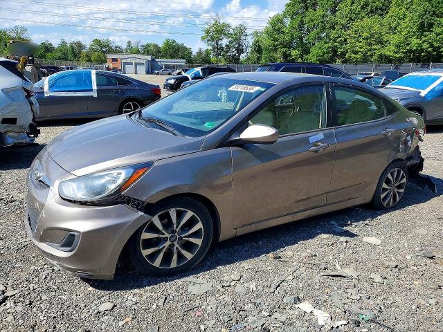 2014 Hyundai Accent VIN KMHCT4AE4EU638592 COPART salvage auction — ALL OVER, Md - Cert Of Salvage > 75% Damage, sold $625 on 2026-07-24 (photo 1)