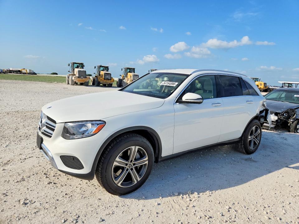 2019 Mercedes-benz Glc VIN WDC0G4KB5KV182120 COPART salvage auction — REAR END, Tx - Salvage Vehicle Title, sold $7,700 on 2026-07-09 (photo 1)