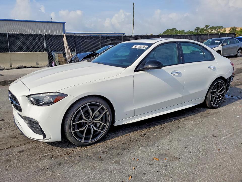 2022 Mercedes-benz C-klasse VIN W1KAF4GB9NR065794 COPART salvage auction — REAR END, FL - CERT OF TITLE SLVG REBUILDABLE, sold $16,700 on 2026-07-23 (photo 1)