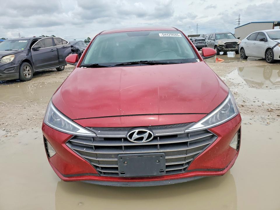 2019 Hyundai Elantra VIN KMHD74LF1KU807154 COPART salvage auction — REAR END, Tx - Salvage Vehicle Title, sold $2,450 on 2026-07-24 (photo 5)