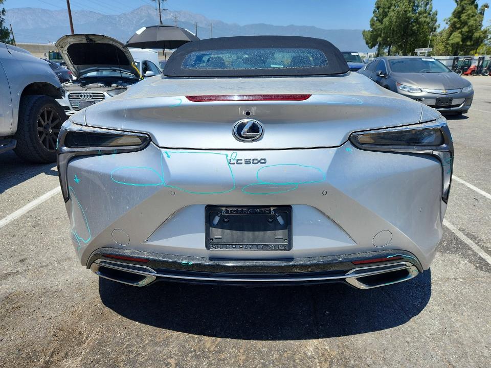 2021 Lexus Lc 500 VIN JTHKPAAY4MA104214 COPART salvage auction — FRONT END, CA - SALVAGE CERTIFICATE, sold $36,750 on 2026-07-07 (photo 6)
