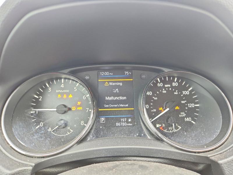 2020 Nissan Rogue VIN JN1BJ1CV6LW254366 COPART salvage auction — SIDE, Tx - Salvage Vehicle Title, sold $275 on 2026-07-23 (photo 9)
