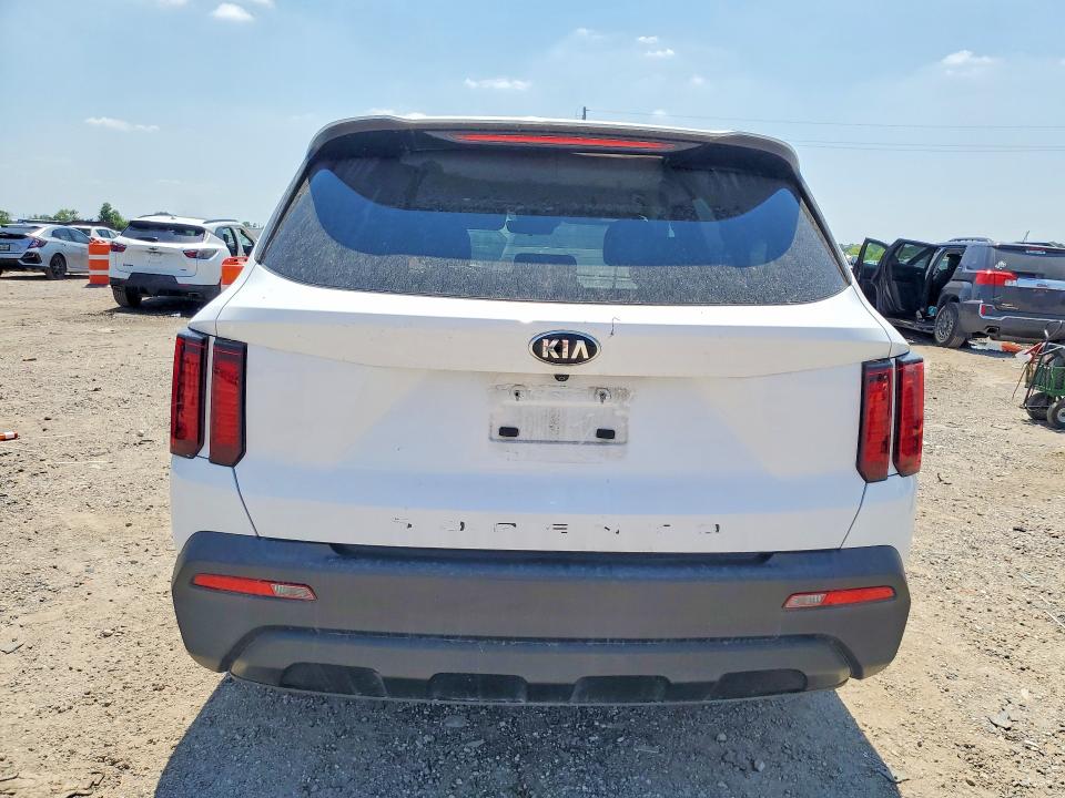 2021 Kia Sorento VIN 5XYRG4LC7MG067369 COPART salvage auction — VANDALISM, TX - SALVAGE VEHICLE TITLE, sold $175 on 2026-07-09 (photo 6)