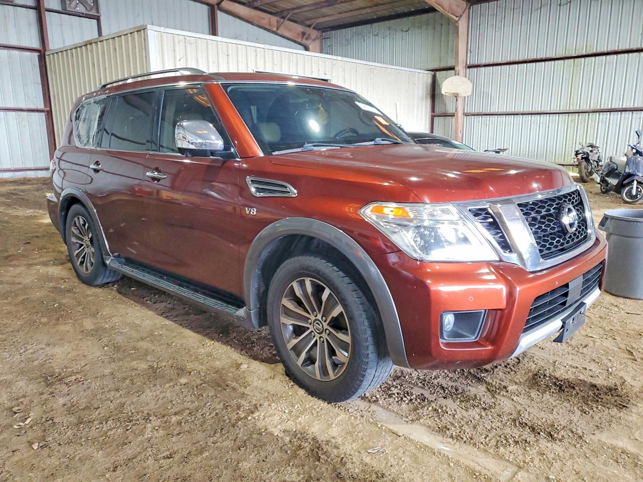 2018 Nissan Armada VIN JN8AY2NF4JX300188 COPART salvage auction — Minor Dent/Scratches, TX - CERTIFICATE OF TITLE (P), sold $5,100 on 2026-07-09 (photo 4)