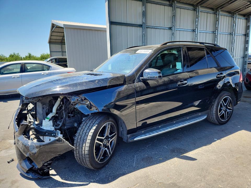 2018 Mercedes-benz Gle class VIN 4JGDA5JB5JB172408 COPART salvage auction — FRONT END, Ca - Salvage Certificate, sold $4,250 on 2026-07-09 (photo 1)