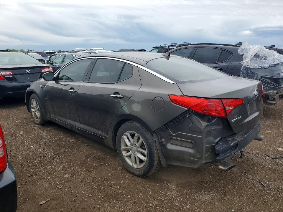 2013 Kia Optima VIN 5XXGM4A76DG188873 COPART salvage auction — REAR END, Wv - Salvage Certificate, sold $800 on 2026-07-09 (photo 2)