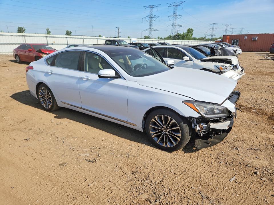 2016 Hyundai Genesis VIN KMHGN4JE8GU113324 COPART salvage auction — FRONT END, Il - Salvage Certificate, sold $1,500 on 2026-07-30 (photo 4)
