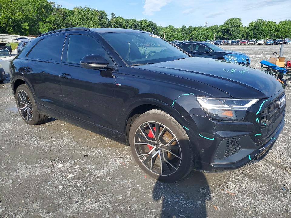 2020 Audi Q8 VIN WA1EVAF15LD004940 COPART salvage auction — REAR END, Nc - Salvage Certificate Of Title, sold $21,500 on 2026-07-08 (photo 4)