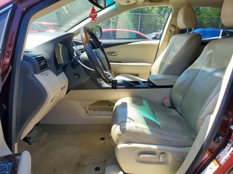 2014 Lexus Rx VIN JTJBK1BA2E2461255 COPART salvage auction — FRONT END, Md - Cert Of Salvage > 75% Damage, sold $4,600 on 2026-07-24 (photo 7)