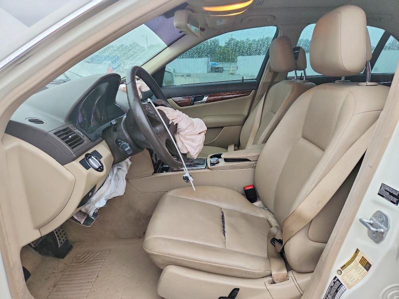 2010 Mercedes-benz C-klasse VIN WDDGF8BB3AF497253 COPART salvage auction — FRONT END, Ky - Bill Of Sale/Part Only/No Titl, sold $475 on 2026-07-02 (photo 7)