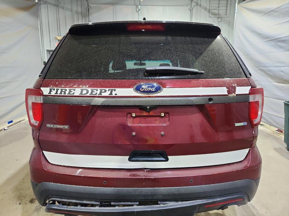 2016 Ford Explorer VIN 1FM5K8AR0GGC92483 COPART salvage auction — REAR END, Nh - Cert Of Title-Salvage, sold $2,100 on 2026-07-02 (photo 6)