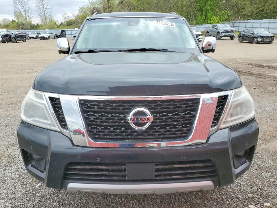 2017 Nissan Armada VIN JN8AY2NE7H9704821 COPART salvage auction — MECHANICAL, On - Permit No Brand - Unfit, sold $8,400 on 2026-07-14 (photo 5)